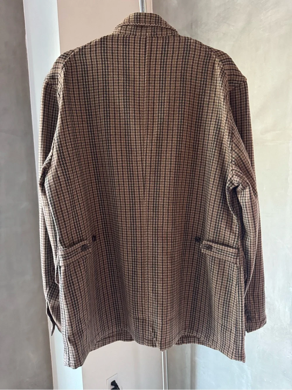 Men's Brown Houndstooth Sport Coat - Tailored Plaid Blazer
